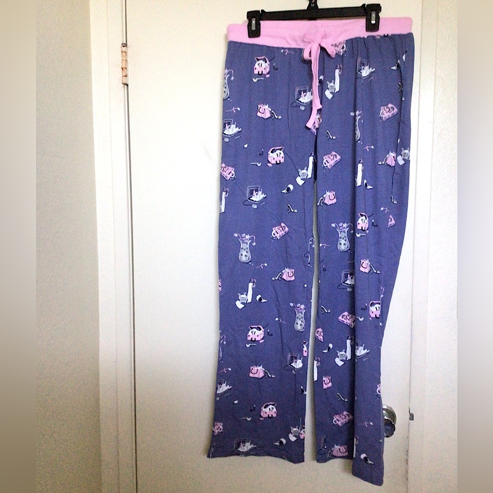 Rare Munki Munki Fashion Cat Pajama Pants